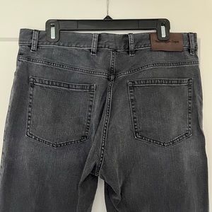 Ermenegildo Zegna men’s jeans in black/charcoal.